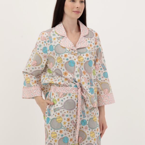 Tennis Blossoms PJ Set